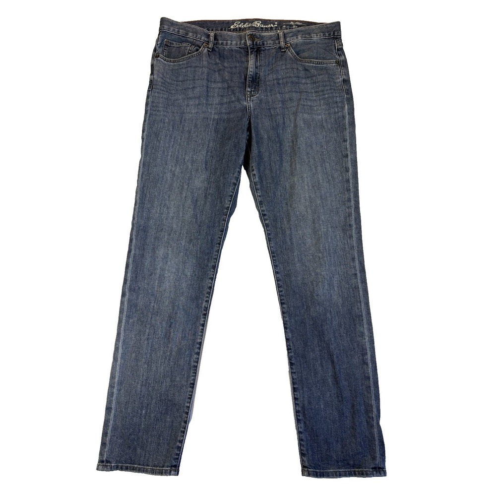 Eddie Bauer Women's 10 Boyfriend‎ Slim BlueJeans Everyday Essential Streetwear